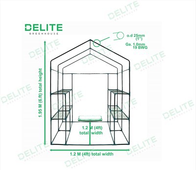Pastaiga uznirstošajā siltumnīcā Maza jauka siltumnīca